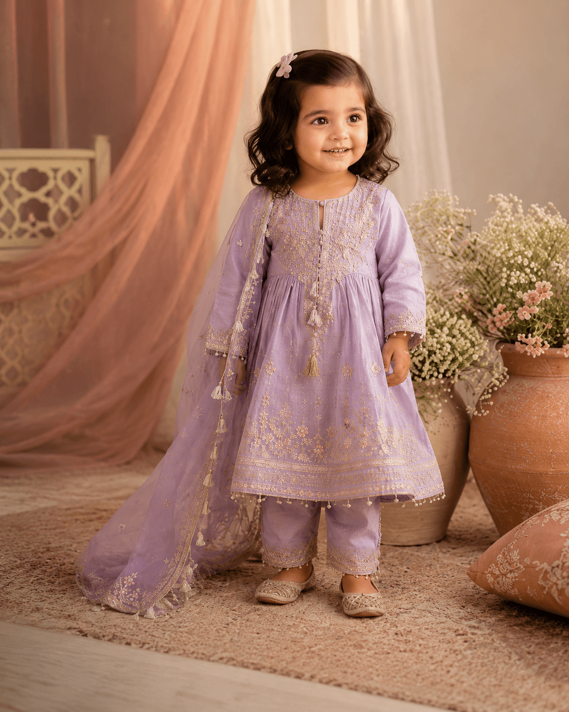 Test Men Embroidered Formal Kurta